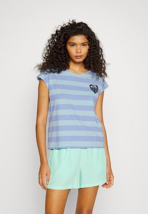 STRANGER THINGS LENORA STRIPPED TEE - T-shirt print - purple