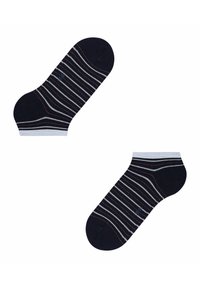 FALKE Stripe Shimmer - Calze - dark navy