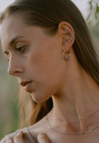 modabilé ORBIT CREOLEN 20MM KREIS RUND - Ohrringe - silberfarben