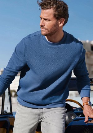 john devin, JOHN DEVIN SWEATSHIRT - Sweatshirt - blau