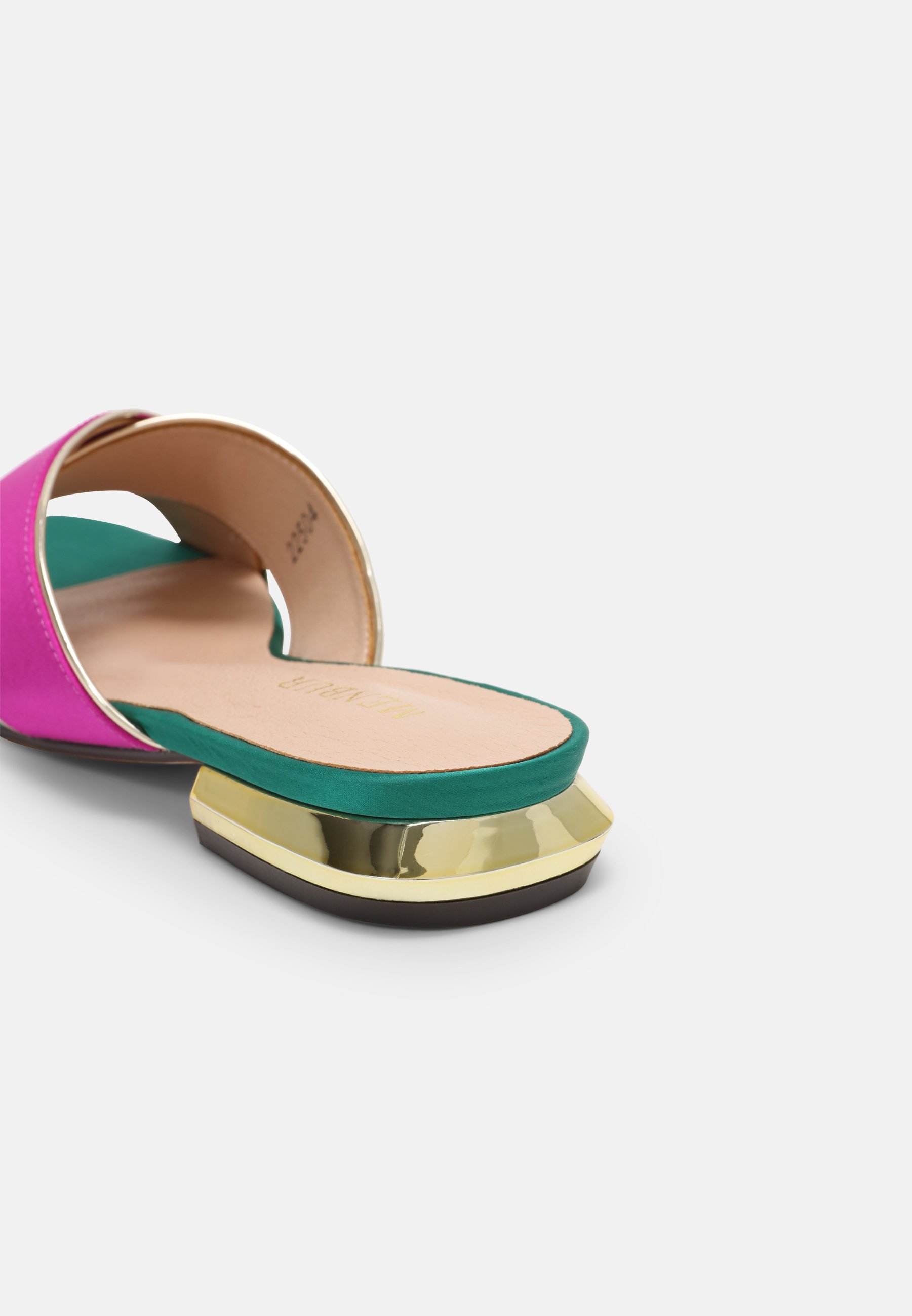 Menbur Sandalias planas - bugainvillea/verde - Zalando.es