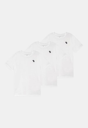 3 PACK - Jednoduché triko - all white