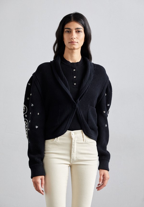 THE PUFF SLEEVE CARDIGAN - Cardigan