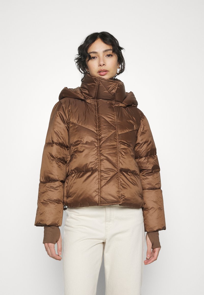GAP Petite CROPPED PUFFER Winter jacket cozy brown/brown Zalando.de