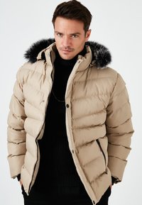 SLIM FIT - Téli dzseki - stone colored