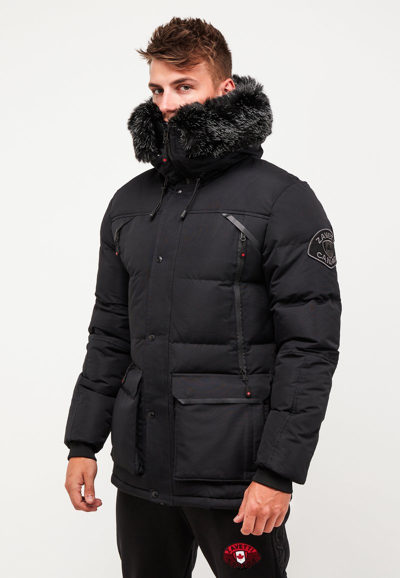 Alessandro Zavetti ORFORD PUFFER PARKA JACKET Talvemantel black