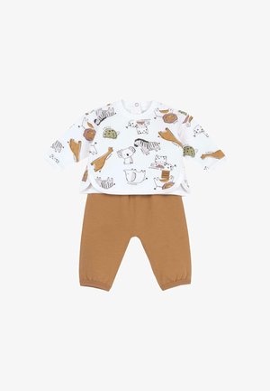Chicco, OUTFIT UNISEX SET - Stoffhose - orange