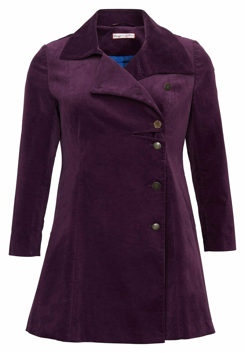 Damen Parkas | Sheego Kurzmantel flieder - YW55795 Damen Parkas | Sheego Kurzmantel flieder - YW55795