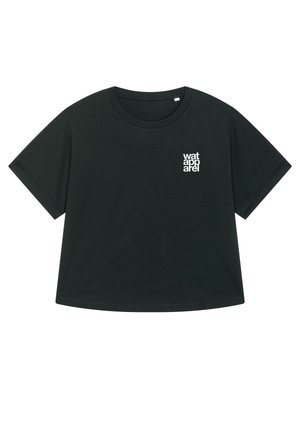 BASIC COLLIDER - T-shirt imprimé - black