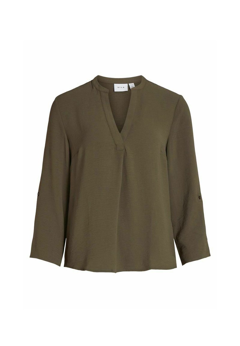Vila Blouse donkergroen