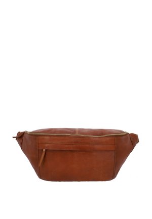 Gusti Leder ESBEN - Torba preko tijela - cognac