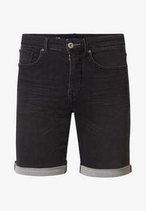 Denim shorts - black stone