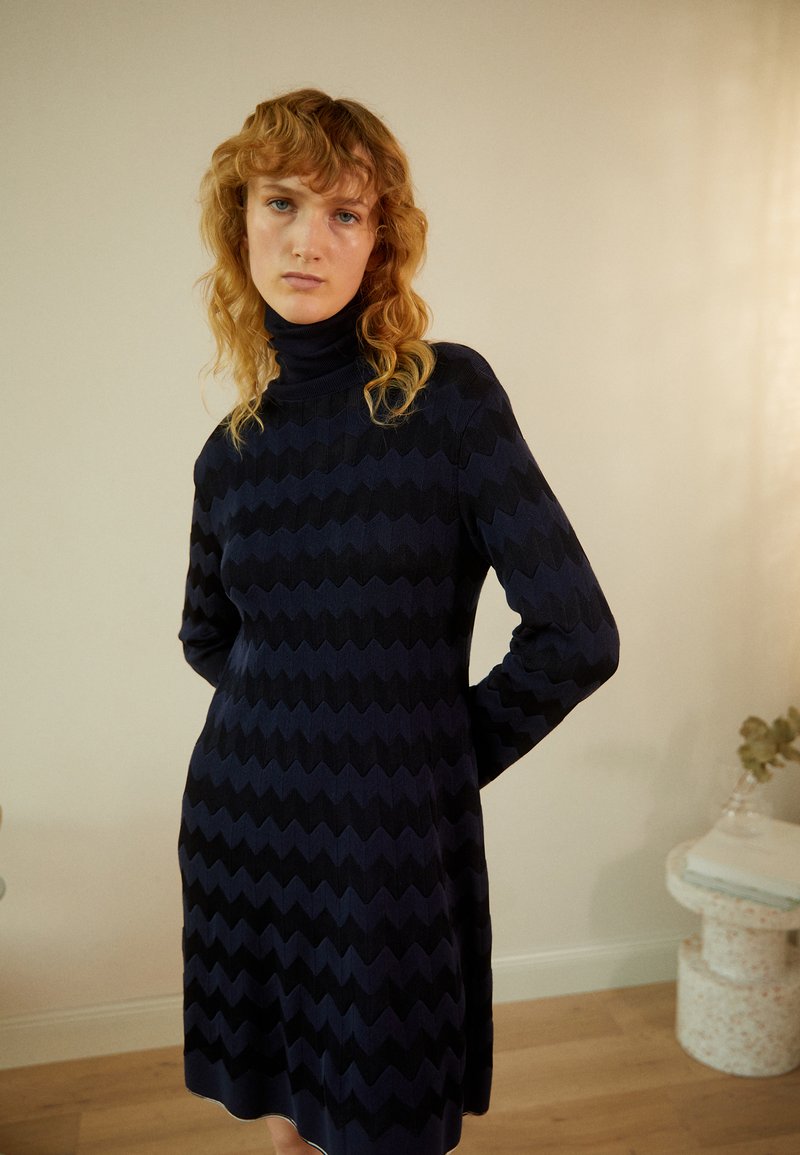 Missoni SHORT DRESS Robe de jour maritime blue/bleu ZALANDO.FR