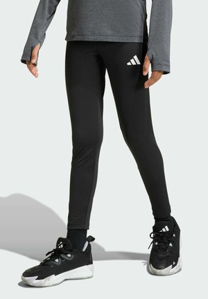 TRAIN ESSENTIALS - Legíny – nohavice - black   white