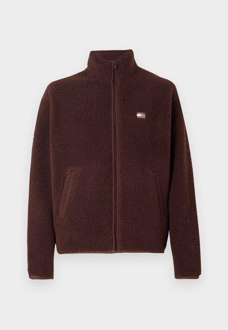 Tommy Jeans Fleecejas bruin Tommy Jeans Fleecejas bruin