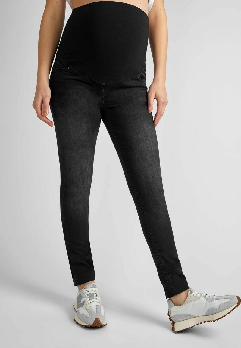 JoJo Maman Bébé SUPER MATERNITY Jeans Skinny Fit black/zwart