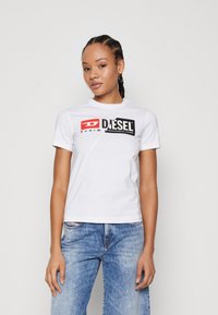Diesel - CUTY - T-shirts med print - white Miniatyrbilde 1