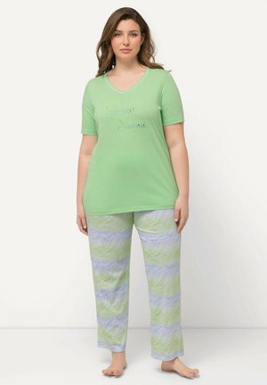 WAVE PRINT TWO-PIECE - Pyjama - light green