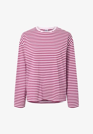 Pieces, PCSADIE LS TOP JRS NOOS - Langærmet T-shirt - roseate spoonbill stripes:raspberry radiance