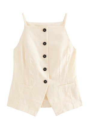 New Look, WHITE  RICH THIN STRAP WAISTCOAT - Veste sans manches - white