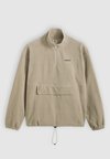 LSE RLXD GRAPHIC ZIP PCH - Fleecová mikina - vintage khaki