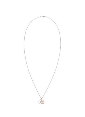 DOUBLE COIN - Collier - silberfarben