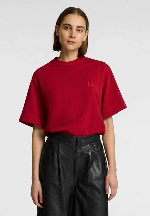 BESTICKTES RELAXED FIT - T-Shirt basic