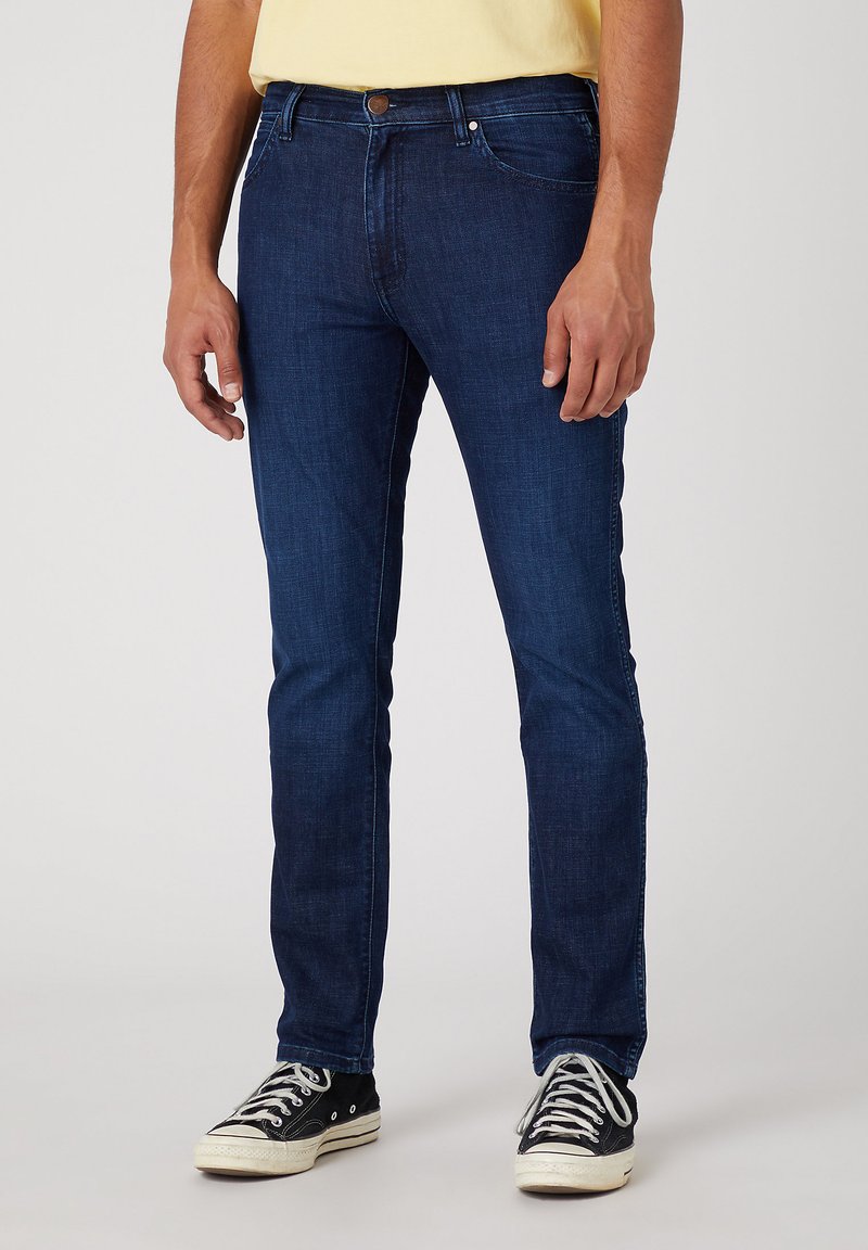 Wrangler Jean droit soft rock/denim bleu foncé ZALANDO.FR