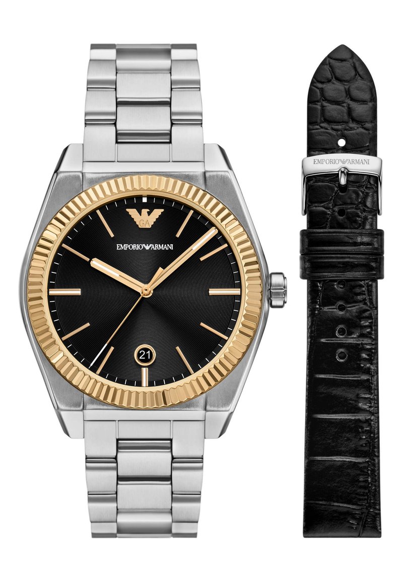 Emporio Armani TRADITIONAL FEDERICO - Accessoire de performance - silver-coloured