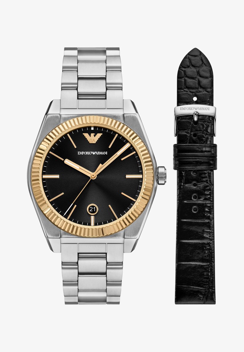 Emporio Armani TRADITIONAL FEDERICO - Accessoire de performance - silver-coloured