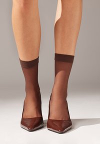 Calzedonia 20 DEN SHEER - Calcetines - moka
