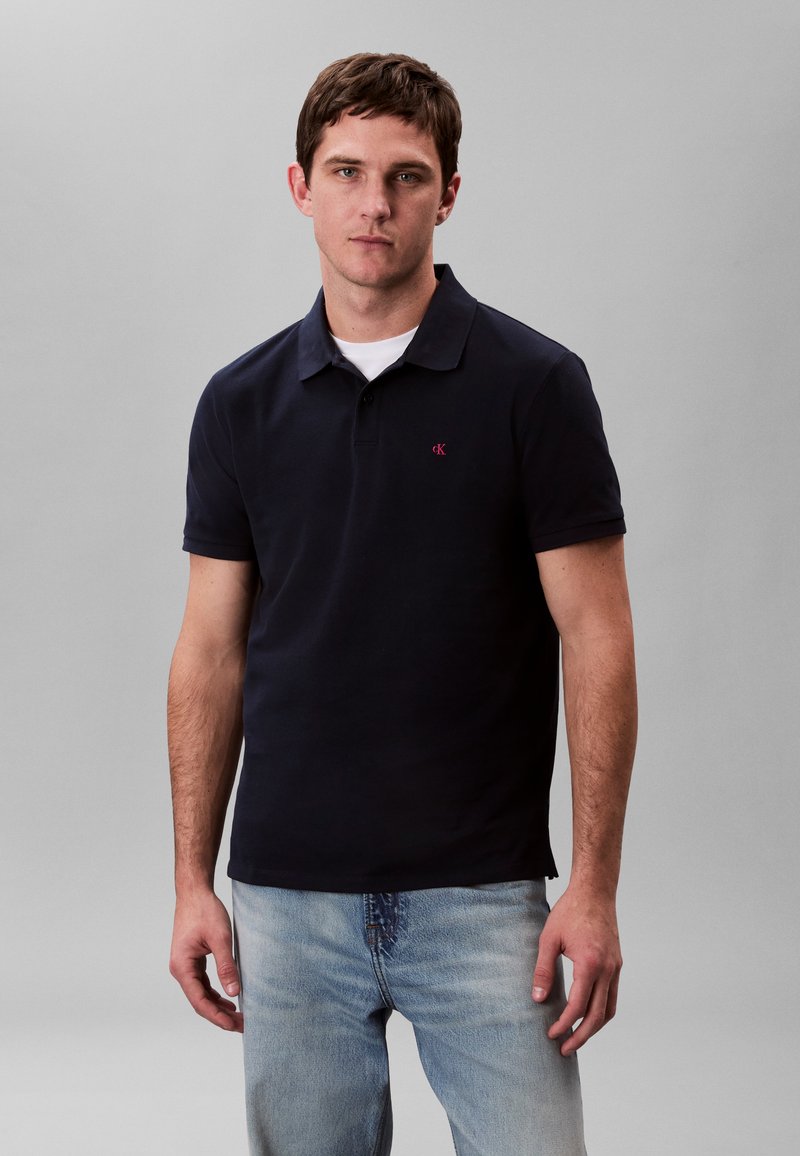 Calvin Klein Jeans MONOGRAM - Polo - dark sapphire