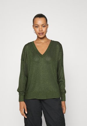 Pepe Jeans WENDY V NECK - T-shirt con stampa - hydro green/verde
