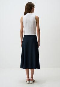 Jimmy Key HIGH WAIST MIDI  - Jupe trapèze - dark blue
