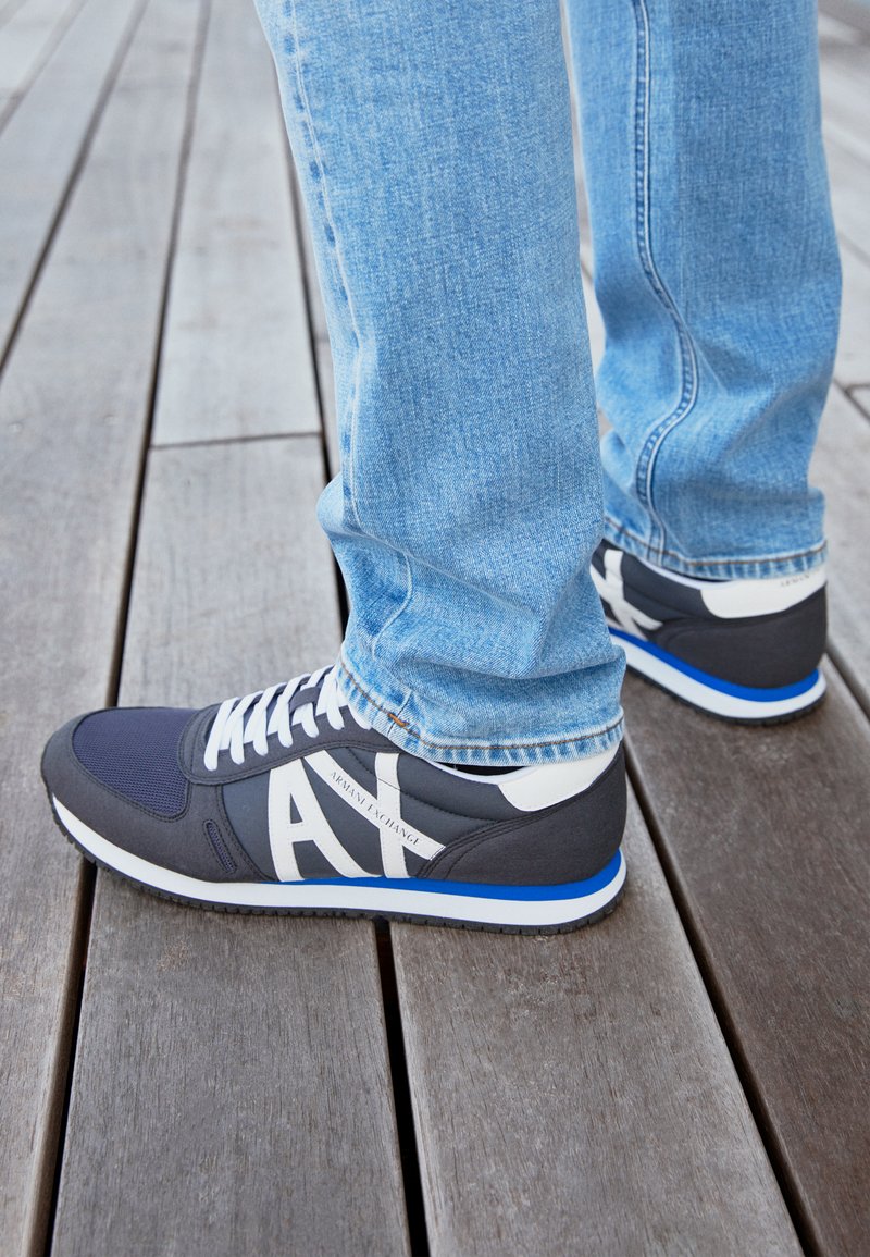 Armani Exchange Zapatillas - navy/white/azul - Zalando.es