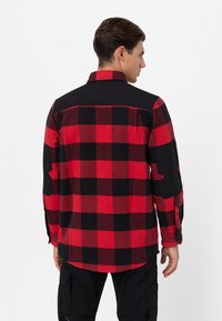 Dickies M HEAVY - Camicia - red black plaid