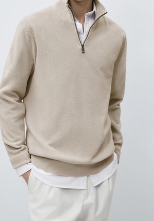 Strickpullover - beige
