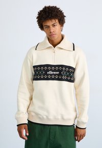 Ellesse SHERIDAN 1/4 ZIP - Sudadera - off white