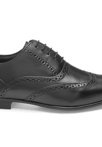 Next OXFORD BROGUE WIDE FIT - Alkalmi fűzős cipők - black