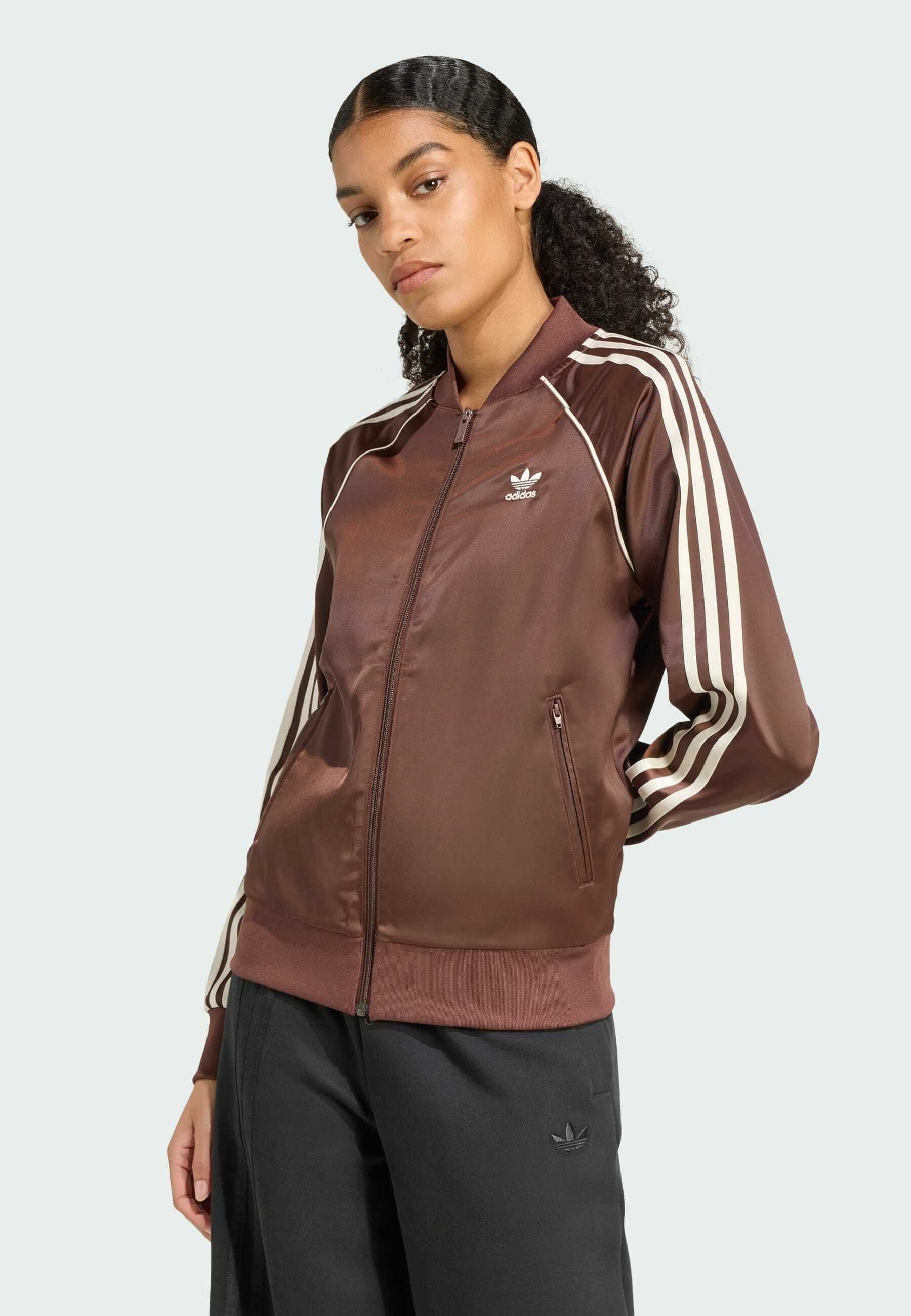adidas Originals TRACK TOP - Bomber Jacket - auburn/brown 