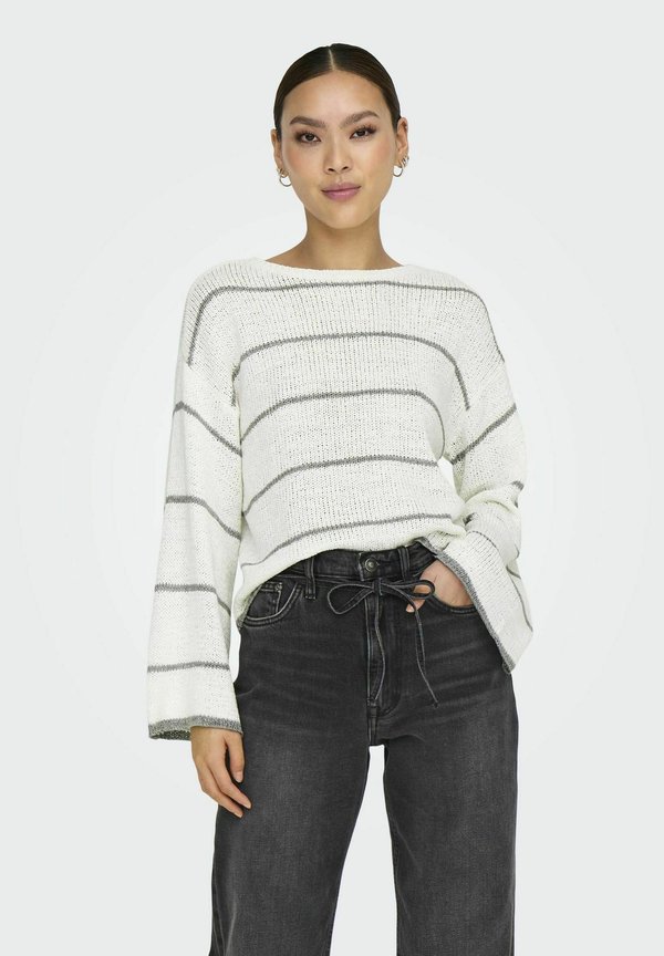 ONLGEENA - Strickpullover - cloud dancer