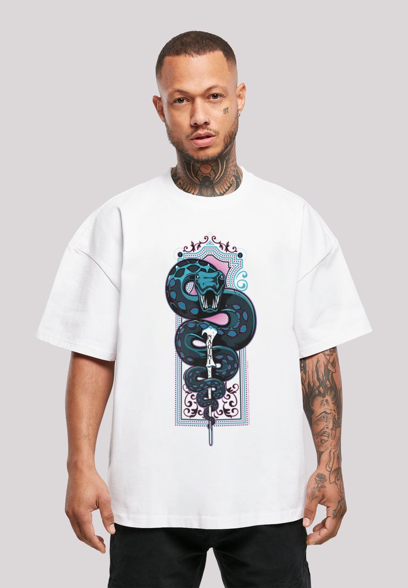 F4NT4STIC HARRY POTTER NEON NAGINI - T-shirts med print - white