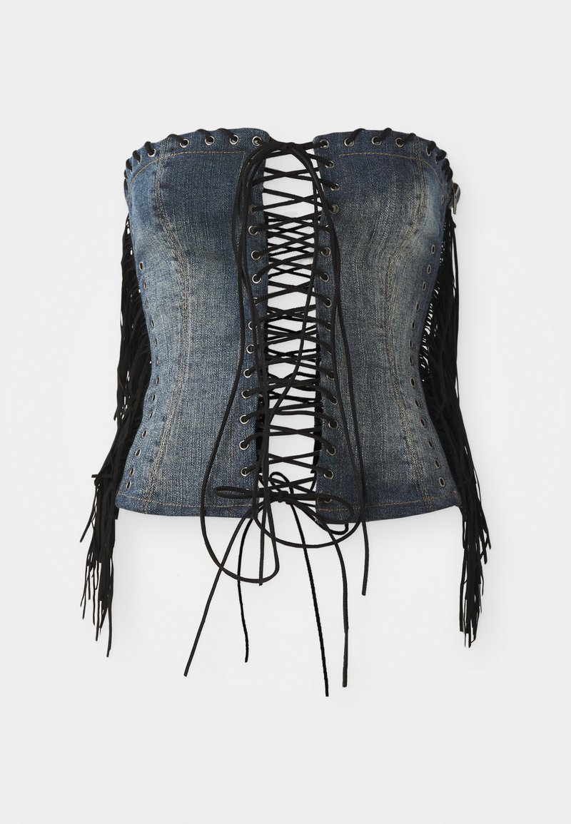 Jaded London Top blauw denim/bluedenim Jaded London Top blauw denim/bluedenim