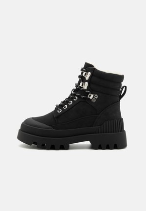 ONLBUZZ - Bottines à lacets - black