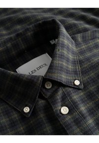 Les Deux KENT CHECK - Camicia - pine green/black