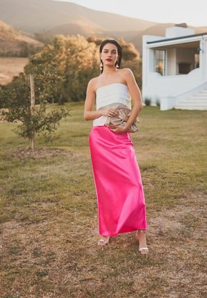 Next TAILORED  - Maxi sukně - pink