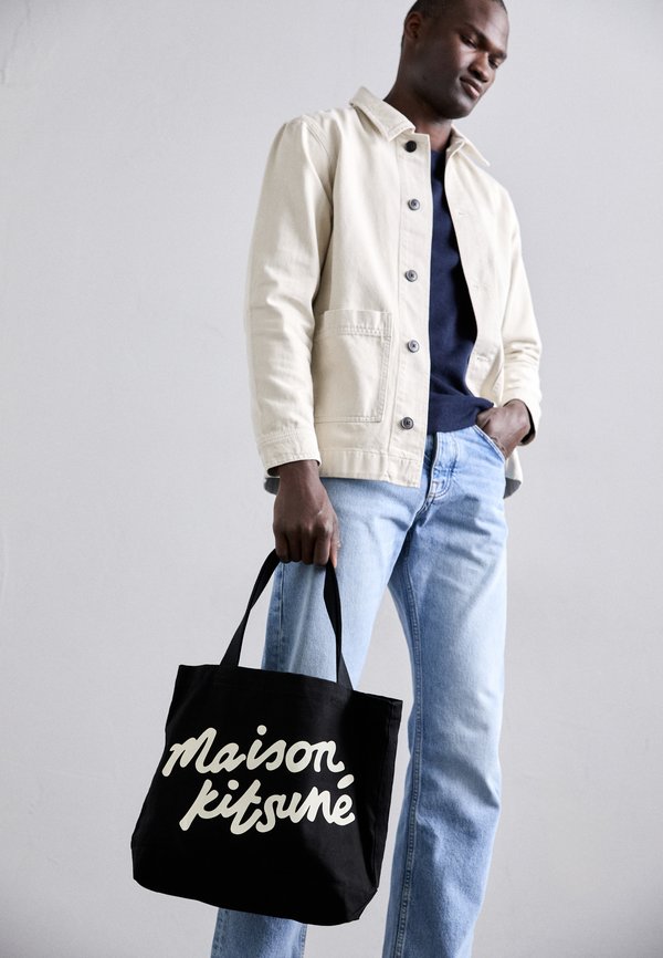 MAISON KITSUNE HANDWRITING TOTE - Tote bag4