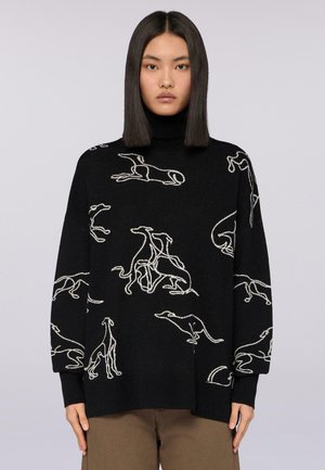 DOLCEVITA IN MISTO LANA GENTLE SOCIETY - Strickpullover - black milano