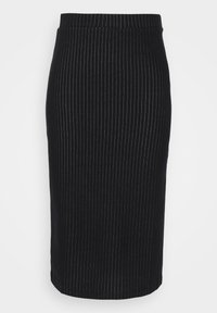 Vero Moda VMMONI CALF SKIRT - Pencil φούστα - black