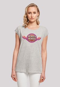 F4NT4STIC DC COMICS  RAINBOW  - Triko s potiskem - heather grey